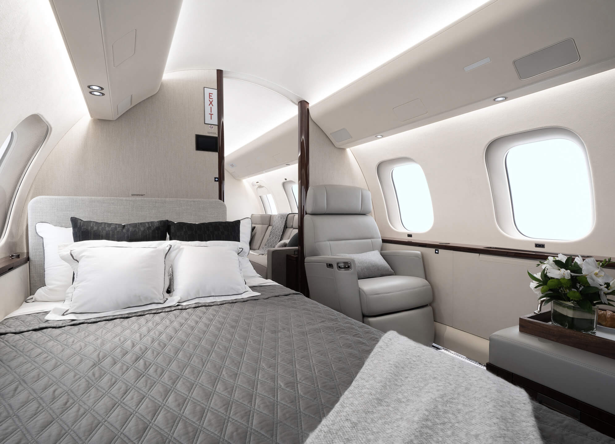 Global 7500 Master Suite Night